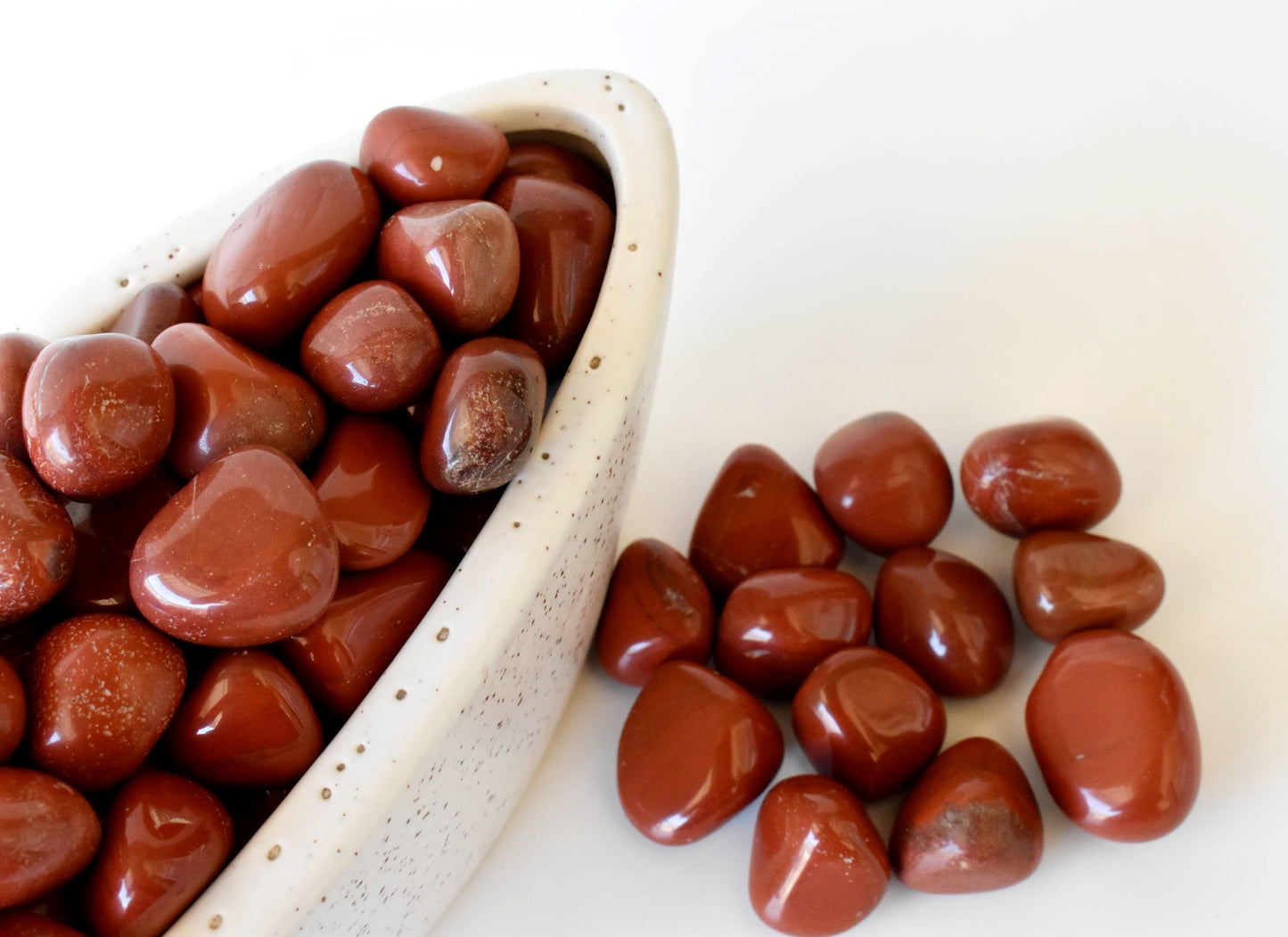 1Kg Red Jasper Tumbled Stones