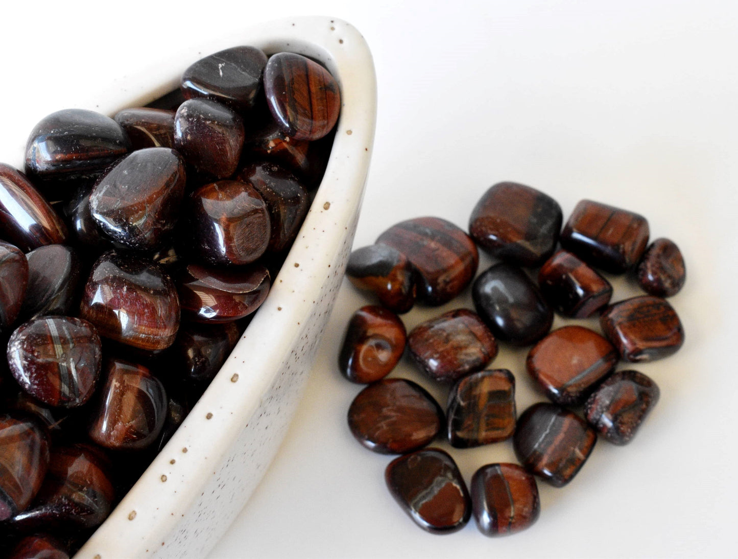 1Kg Red Tiger Eye Tumbled Stones
