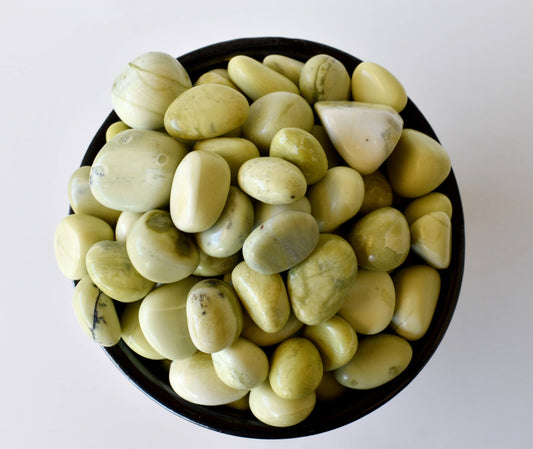 1Kg Serpentine Tumbled Stones