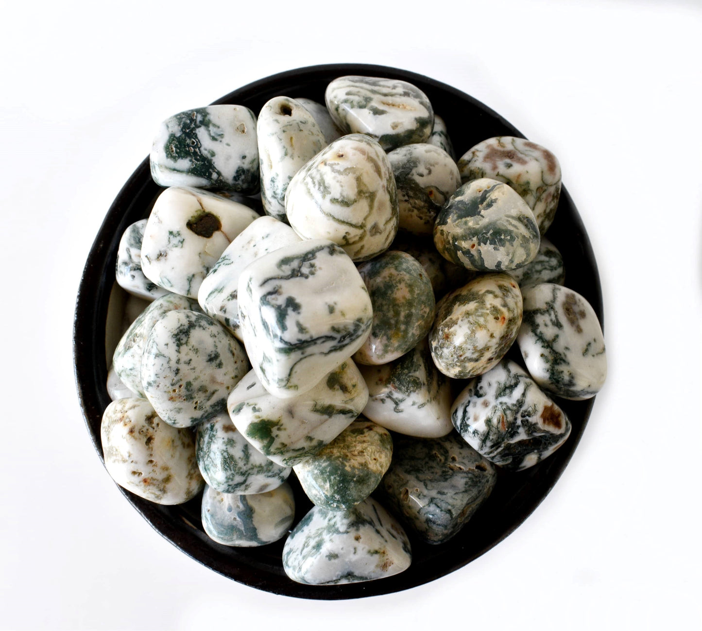 1Kg Tree Agate Tumbled Stones