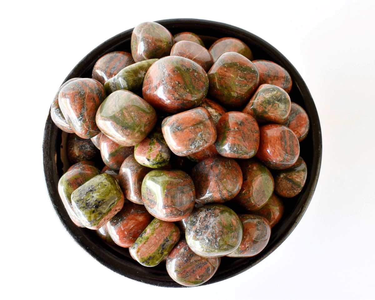 1Kg Unakite Tumbled Stones