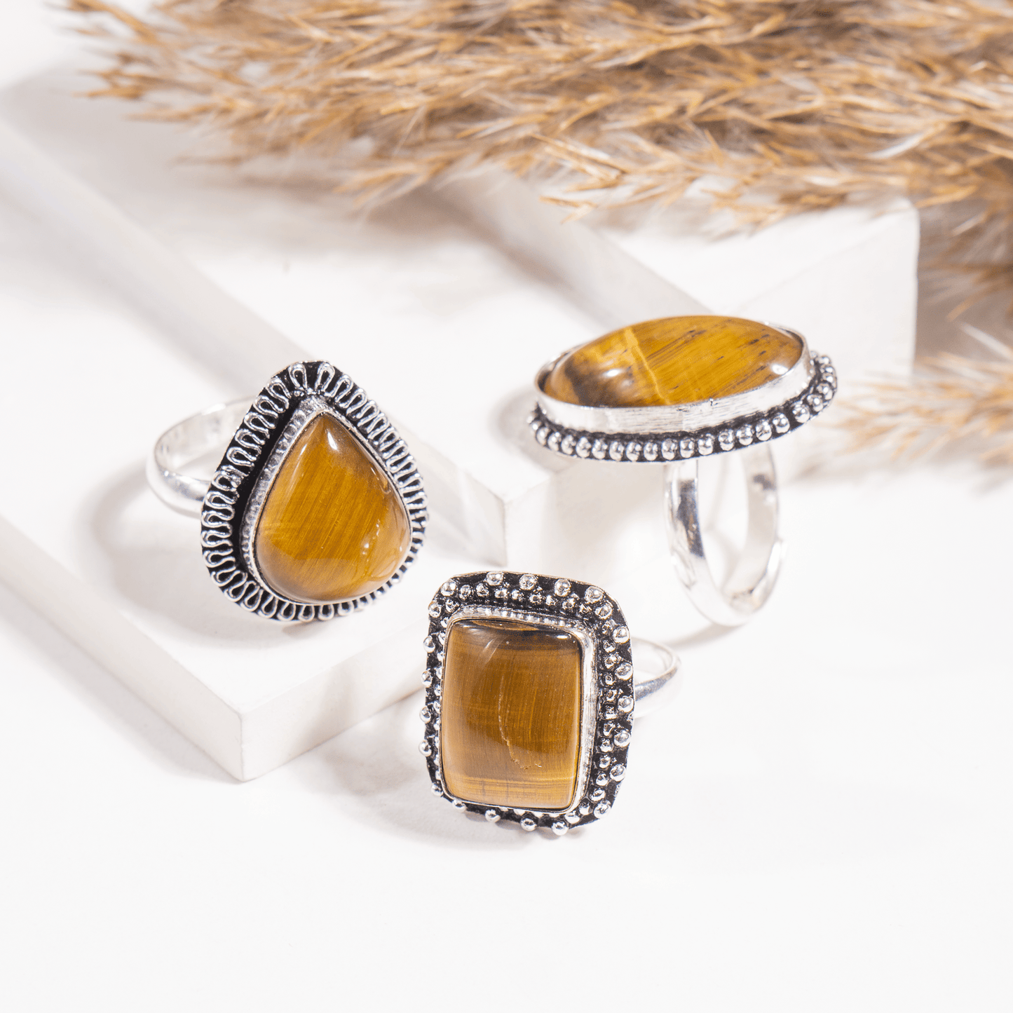 Tiger Eye Ring | Adjustable Ring | Gemstone Ring  | Boho Ring | Gemstone Ring