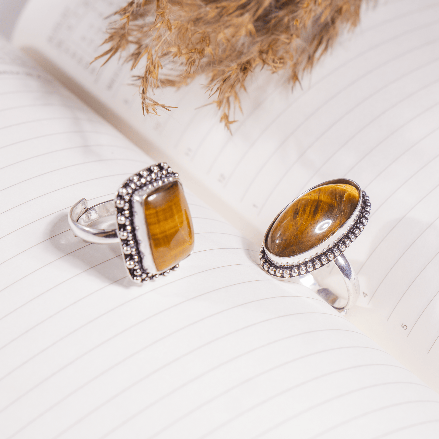Tiger Eye Ring | Adjustable Ring | Gemstone Ring  | Boho Ring | Gemstone Ring