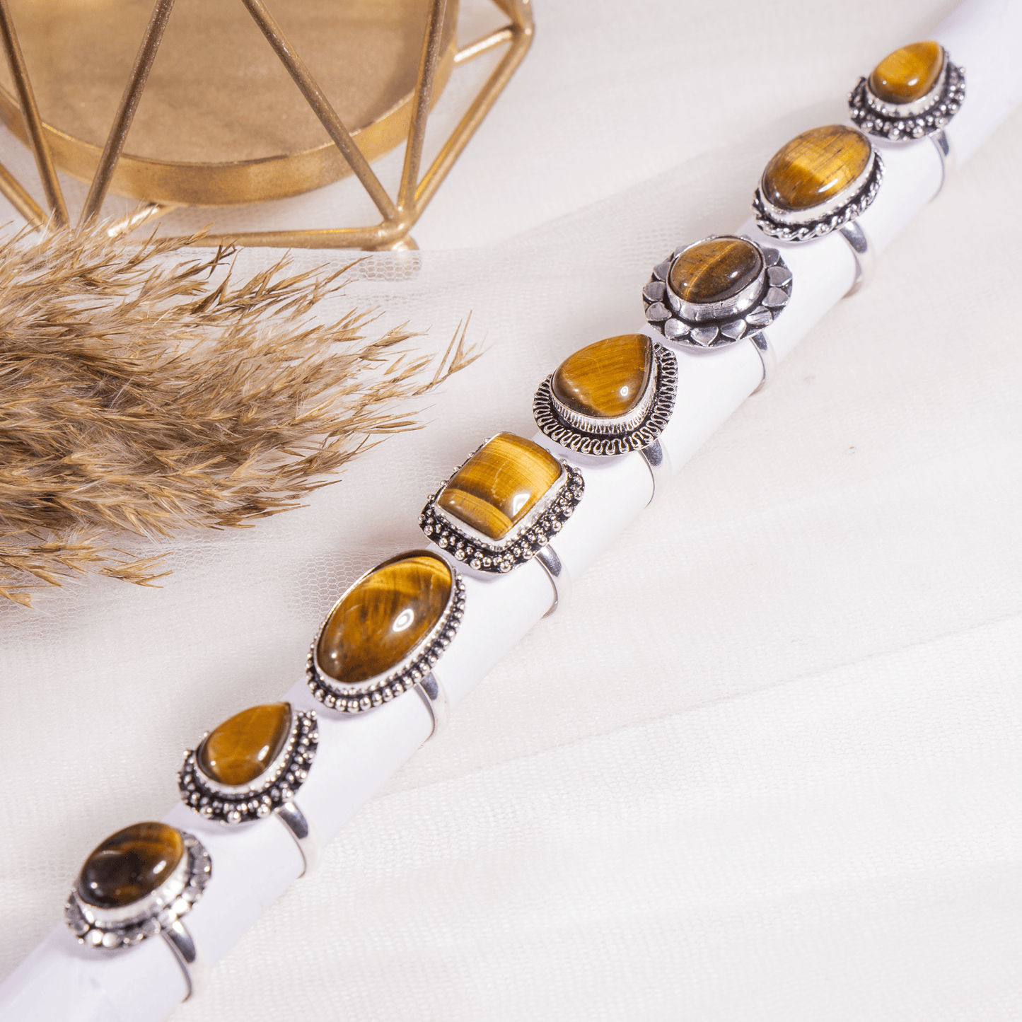 Tiger Eye Ring | Adjustable Ring | Gemstone Ring  | Boho Ring | Gemstone Ring