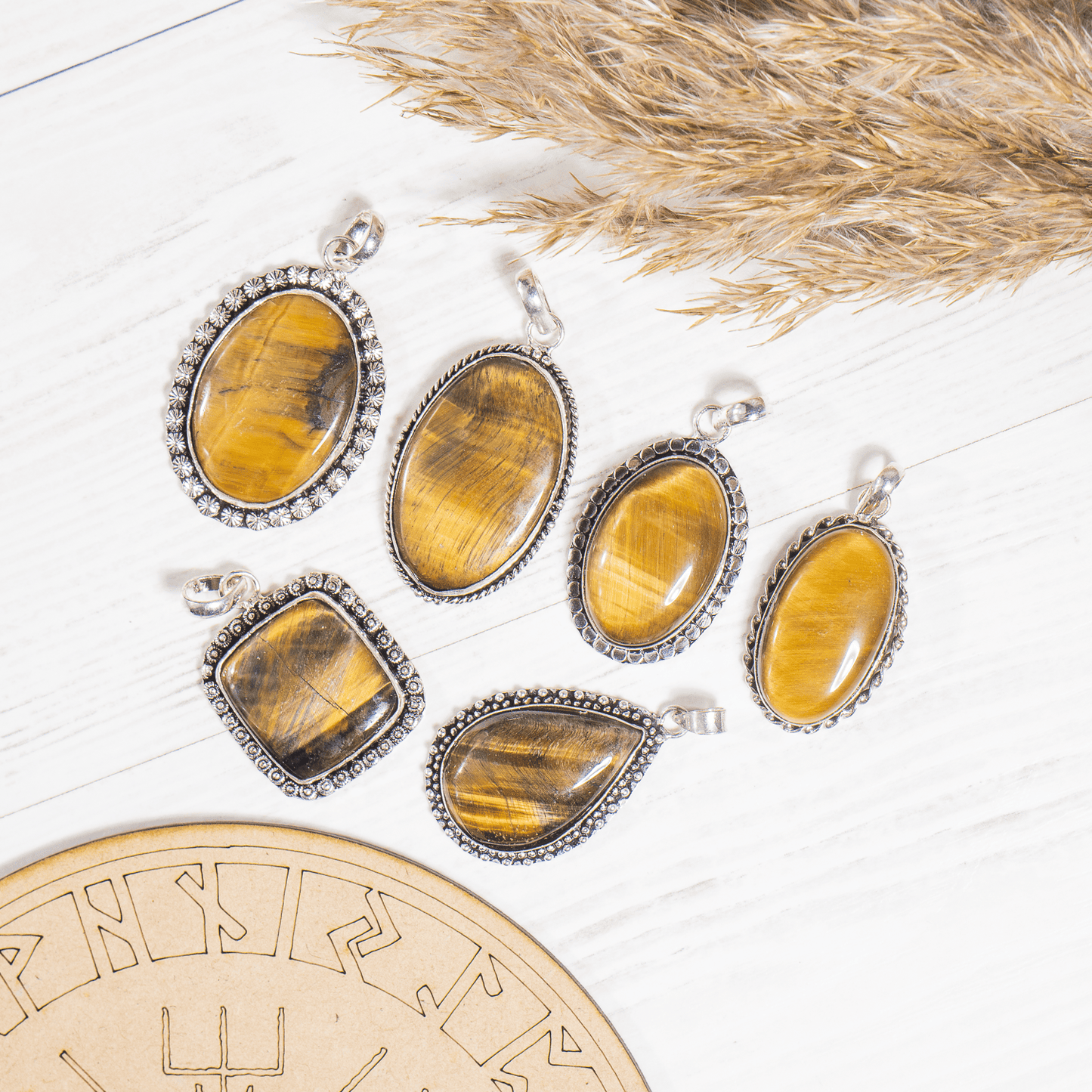 Tiger Eye Pendant |Crystal Jewelry | Natural Gemstone Pendant | Crystal Charm Jewelry | Boho Pendant