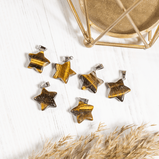 Tiger Eye Crystal Pendant Jewelry | Natural Gemstone Pendant | Crystal Jewelry | Gemstone Necklace