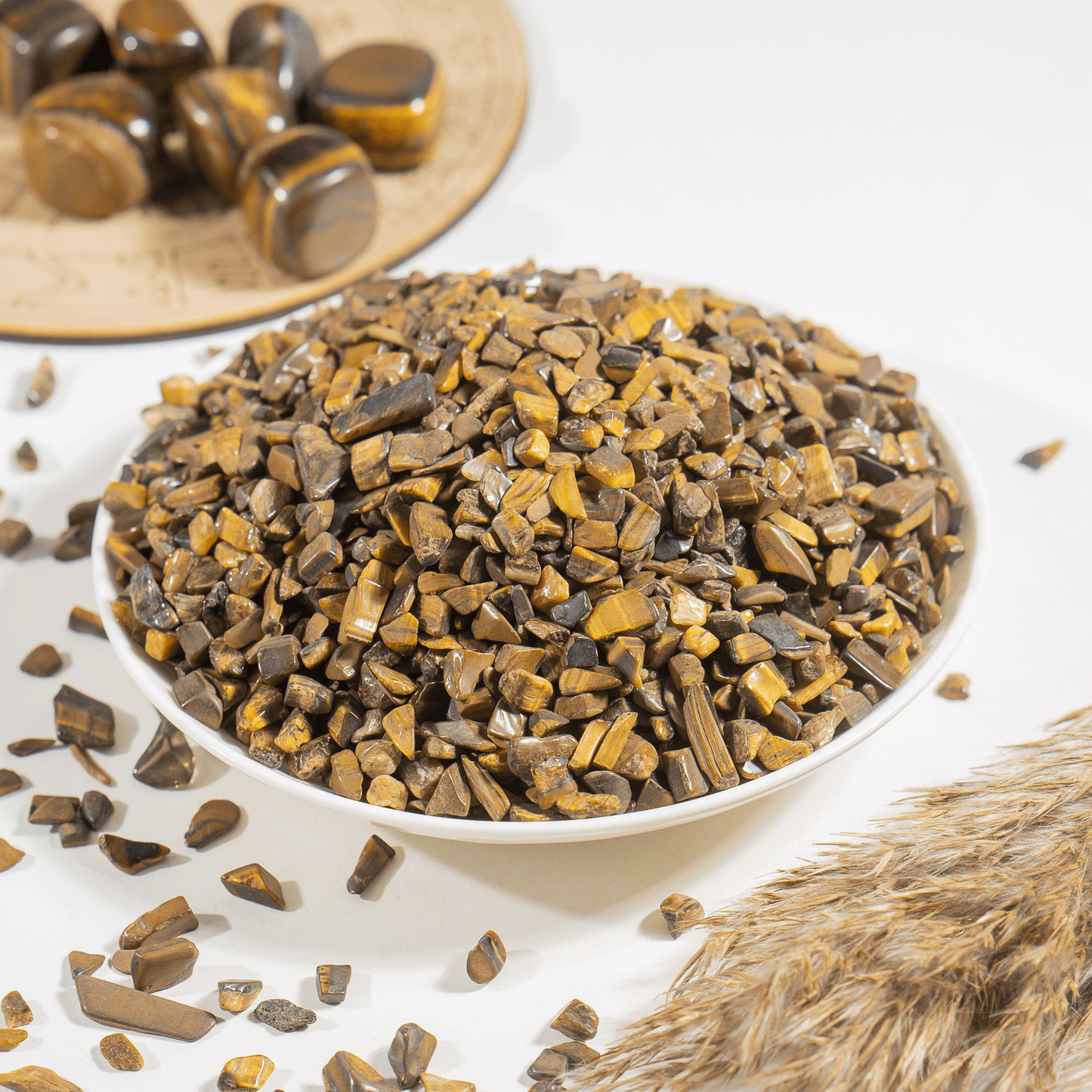1kg Tiger Eye Gemstone Chips