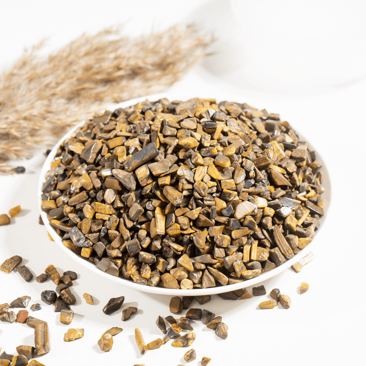1kg Tiger Eye Gemstone Chips
