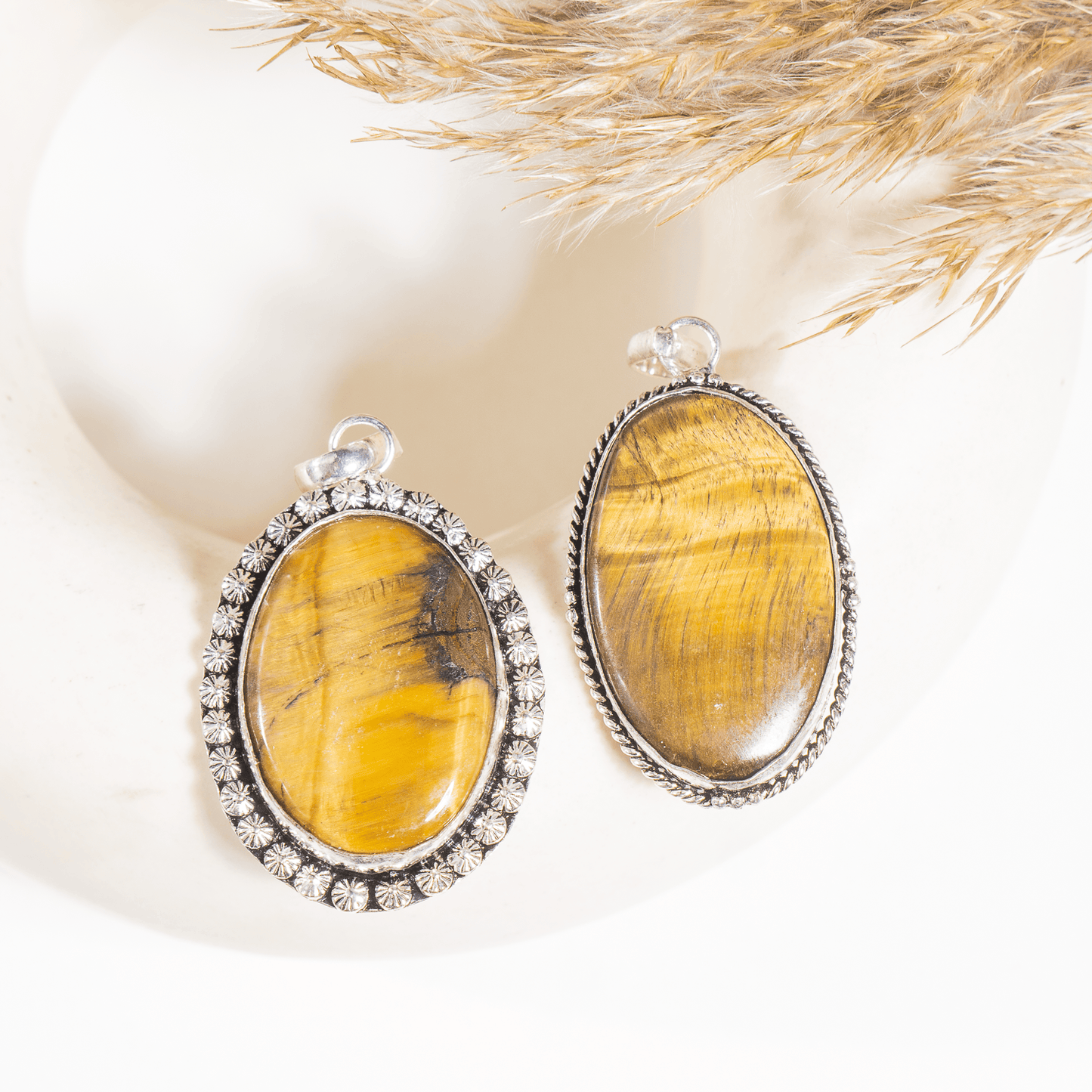 Tiger Eye Pendant |Crystal Jewelry | Natural Gemstone Pendant | Crystal Charm Jewelry | Boho Pendant