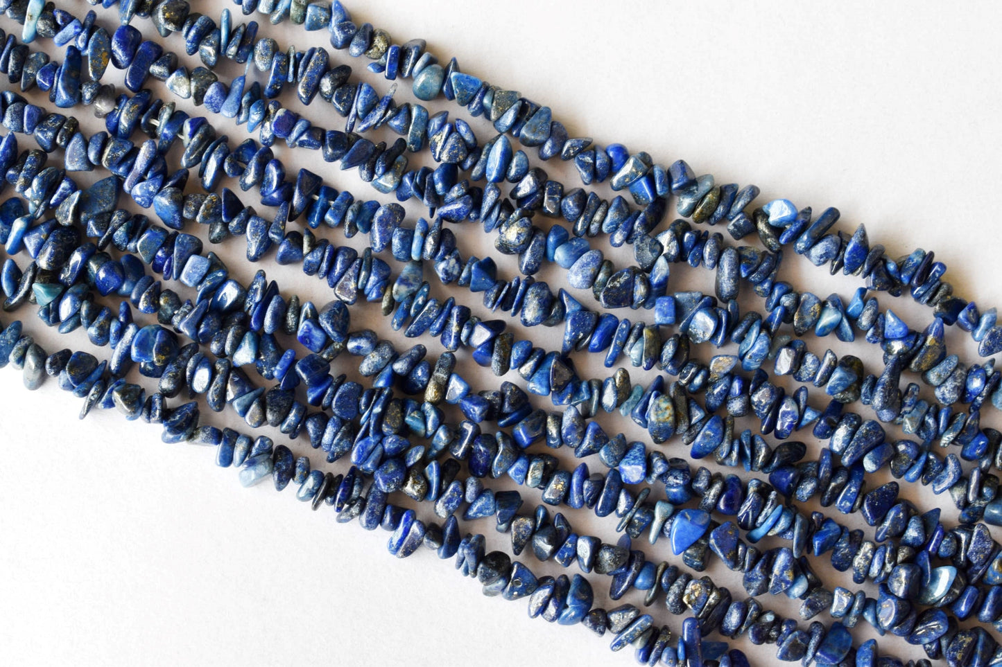 Uncut Lapis Lazuli Crystal Chip Beads