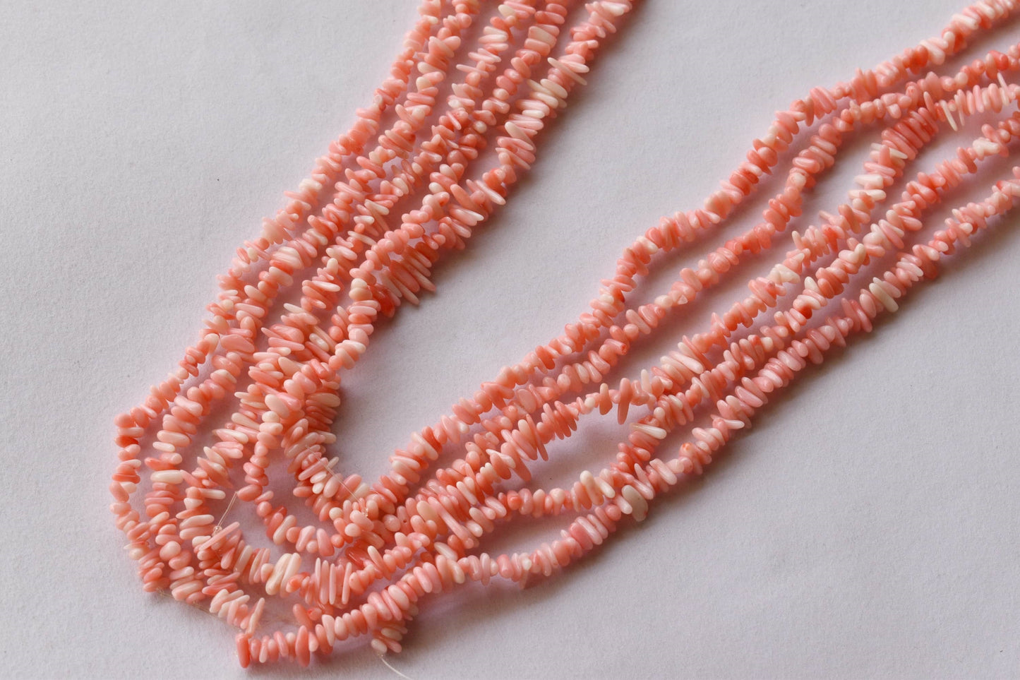 Uncut Pink Opal Crystal Chip Beads