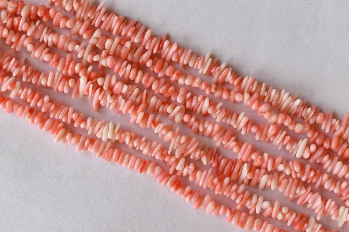 Uncut Pink Opal Crystal Chip Beads