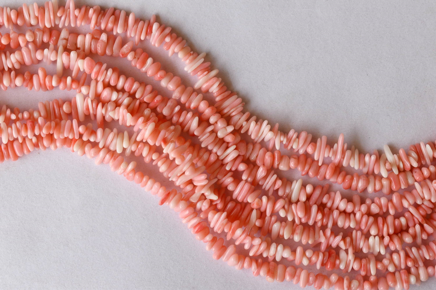 Uncut Pink Opal Crystal Chip Beads