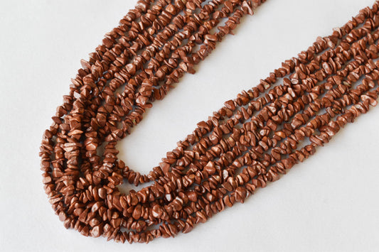 Uncut Red Jasper Crystal Chip Beads