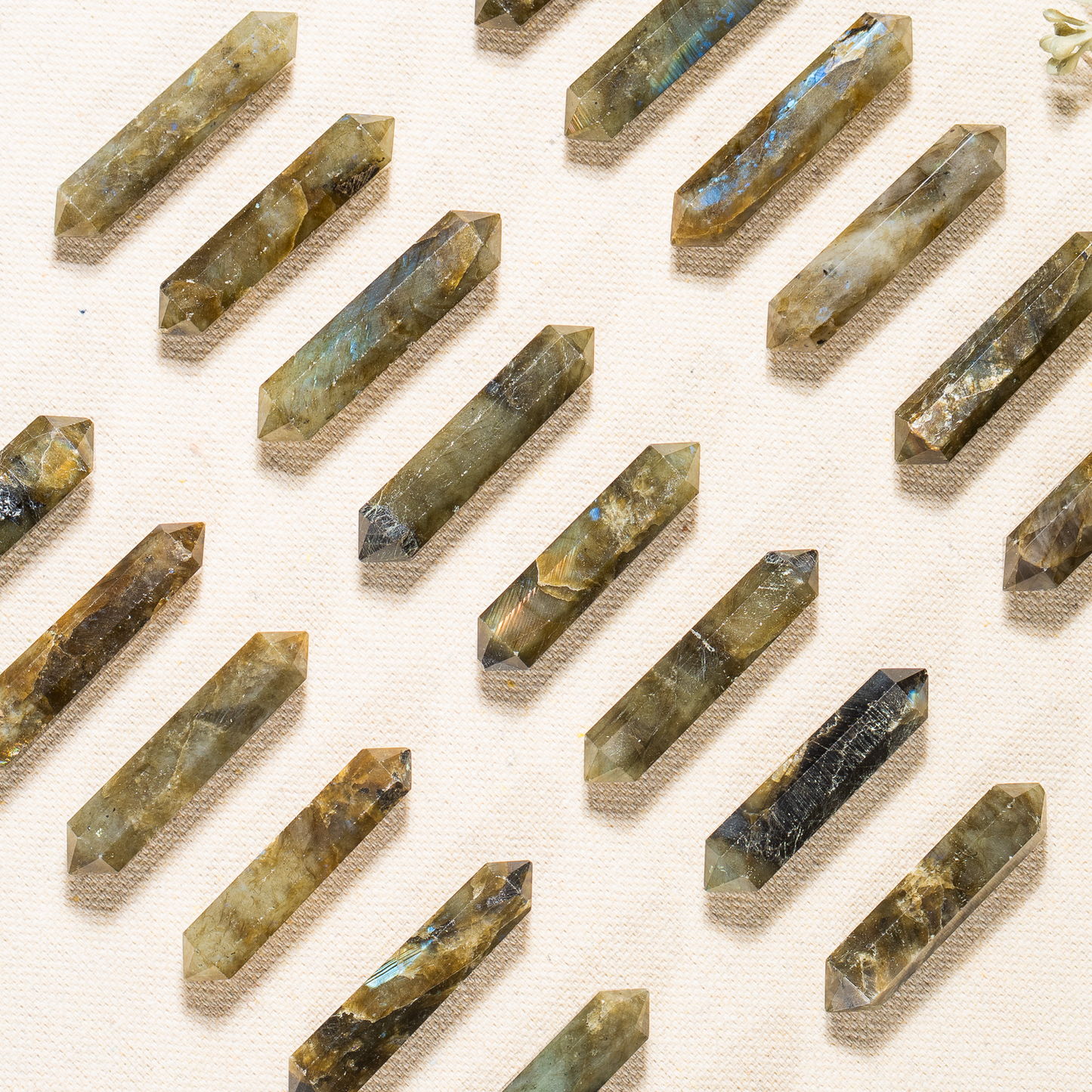 Labradorite Double Terminated Crystal Point Pencils