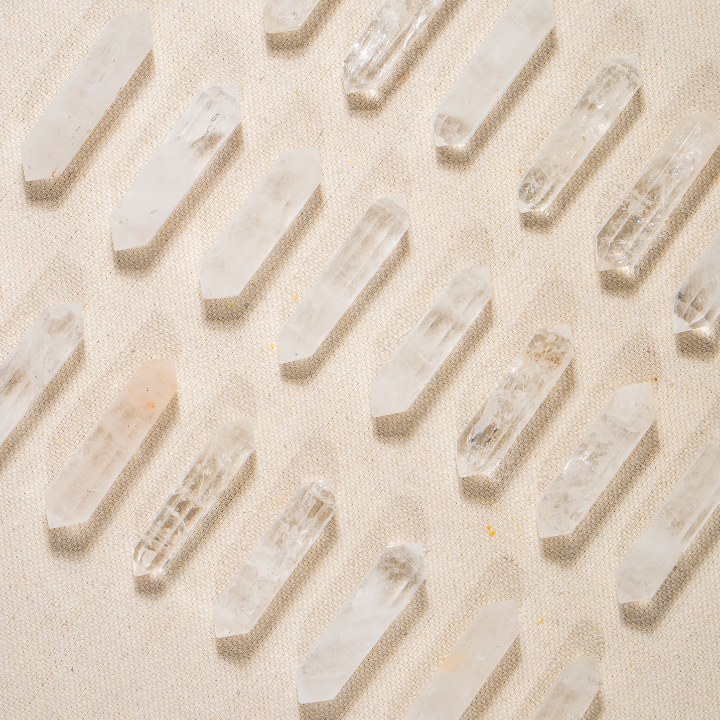 Crystal Quartz Double Terminated Crystal Point Pencils