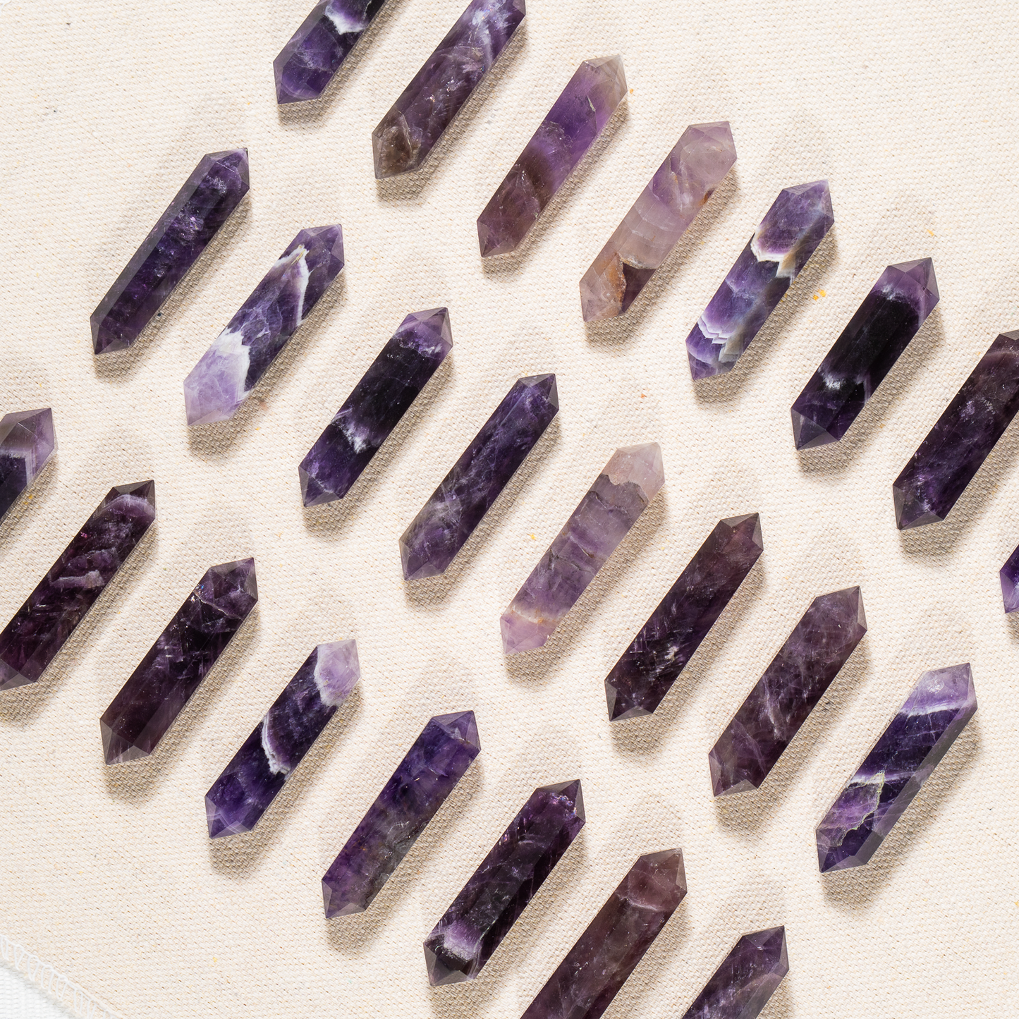 Amethyst Double Terminated Crystal Point Pencils