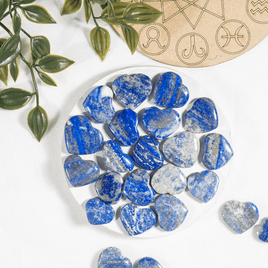 Lapis Lazuli  Mini 1" Crystal Hearts