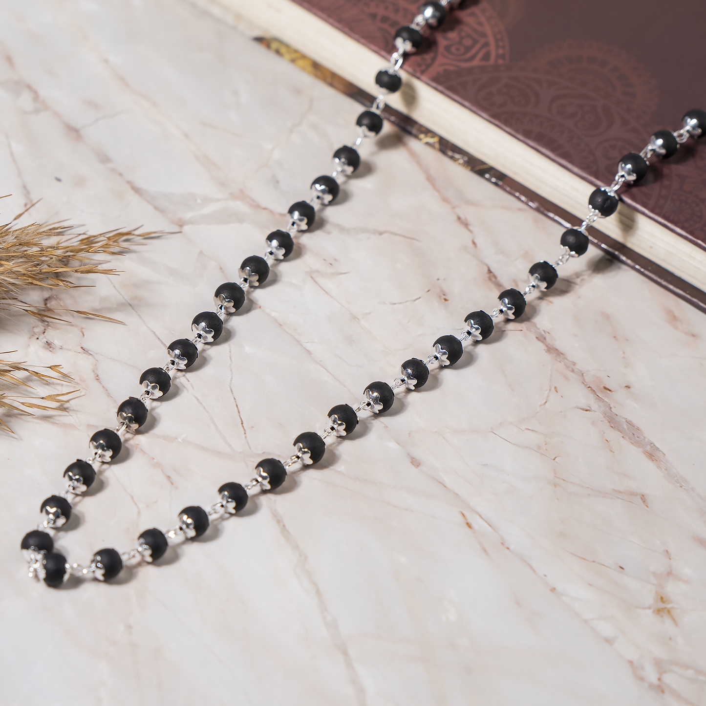 Karungali Mala | Ebony Wood Prayer Beads | Spiritual Meditation Mala