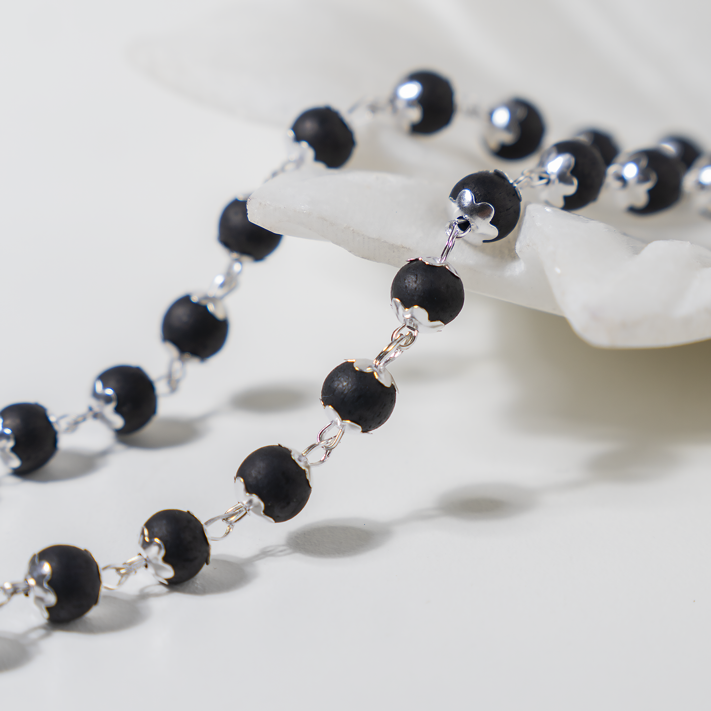 Karungali Mala | Ebony Wood Prayer Beads | Spiritual Meditation Mala