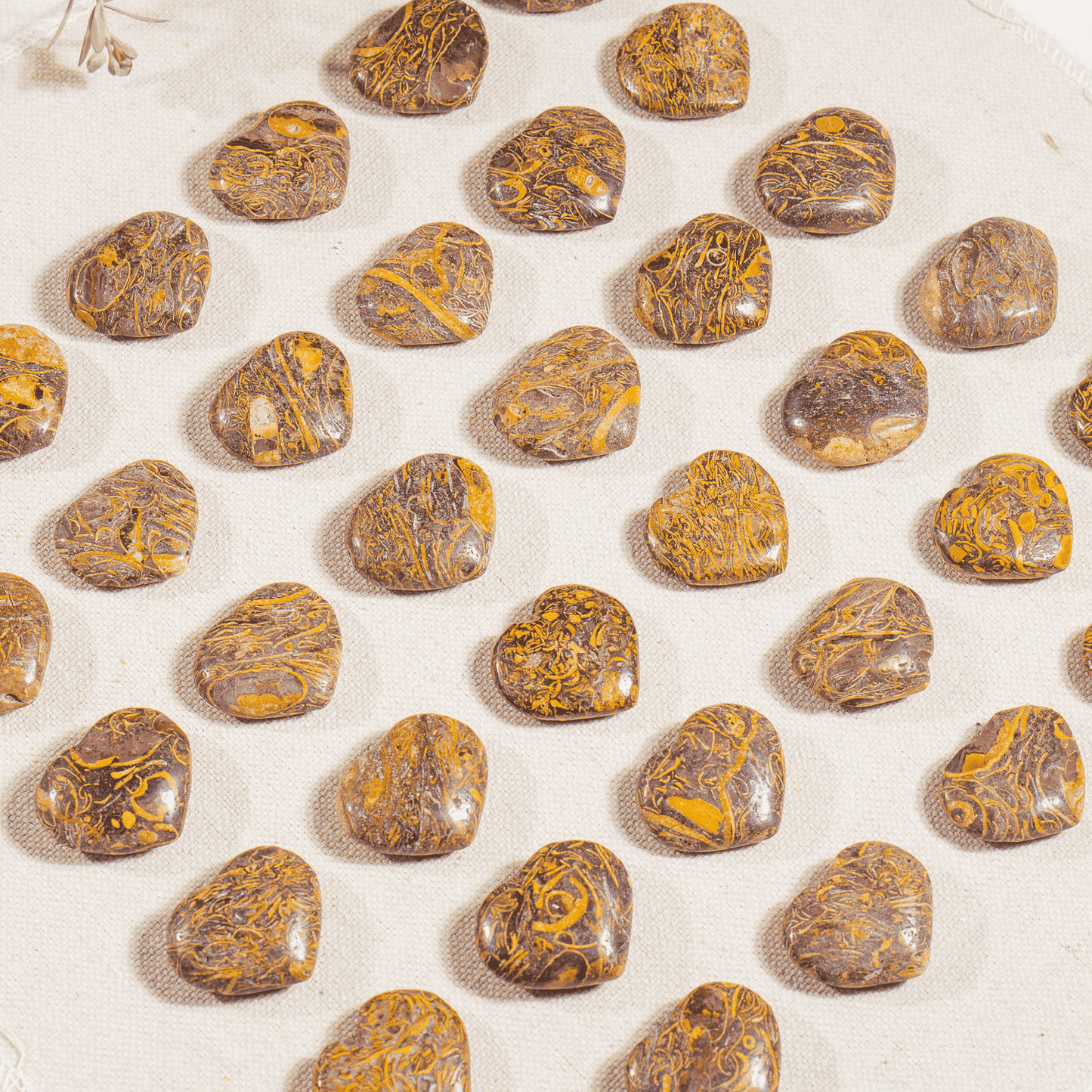 Elephant Jasper 1" Mini Crystal Hearts