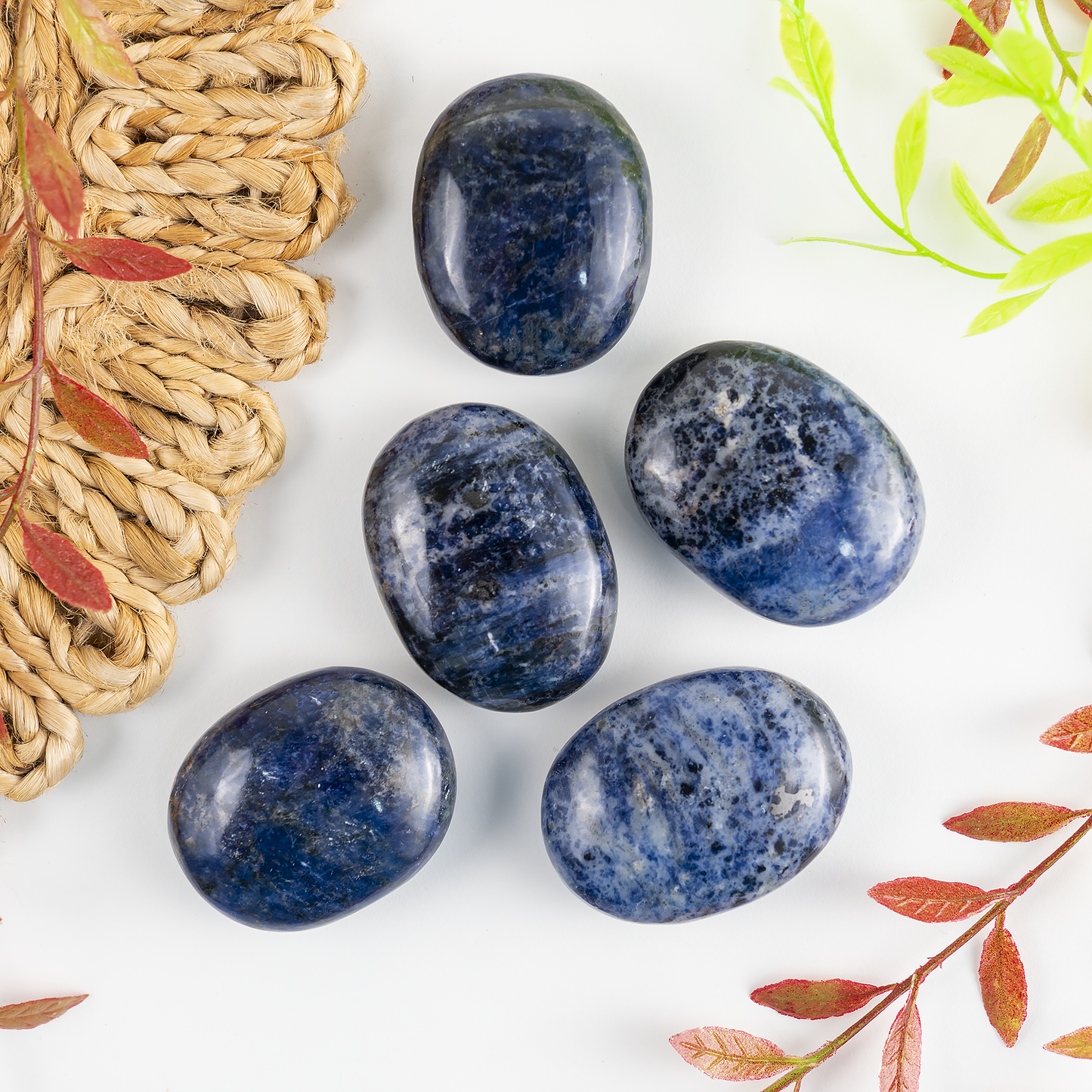 1kg Sodalite Palm Stones (6-8Pcs)