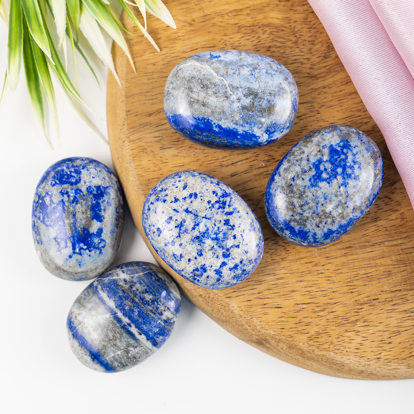 1kg Lapis Lazuli Palm Stones (6-8Pcs)