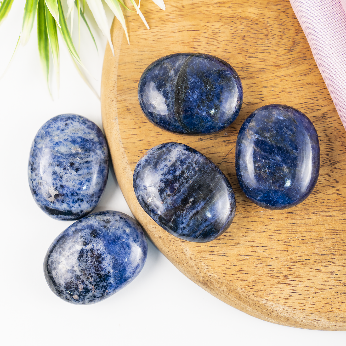 1kg Sodalite Palm Stones (6-8Pcs)