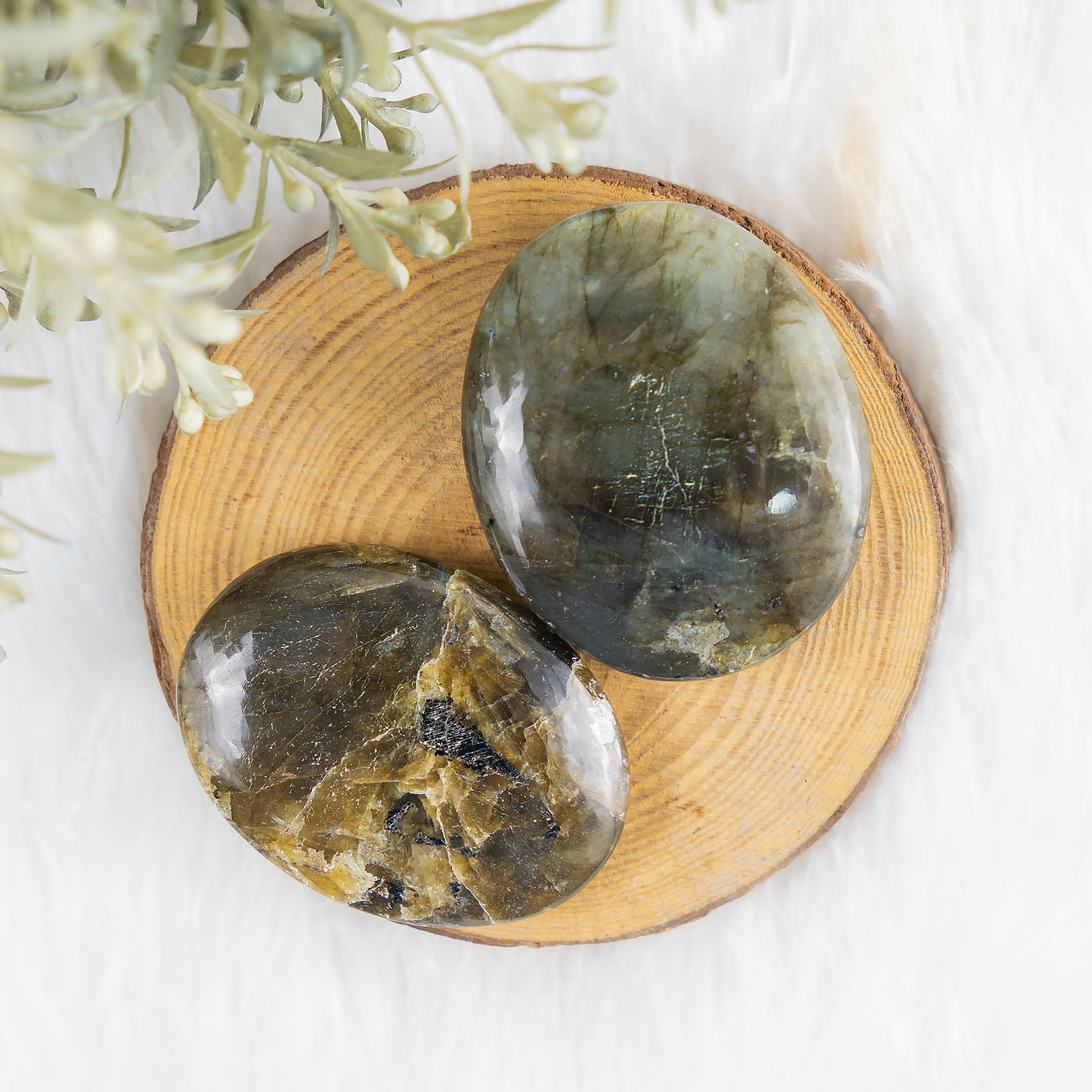 1kg Labradorite Palm Stones (6-8Pcs).