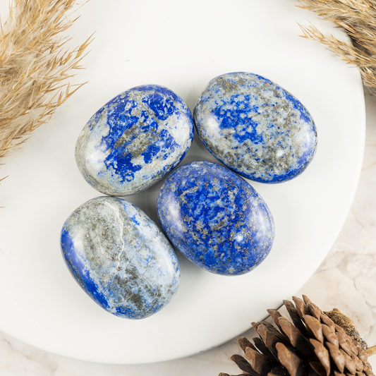 1kg Lapis Lazuli Palm Stones (6-8Pcs)