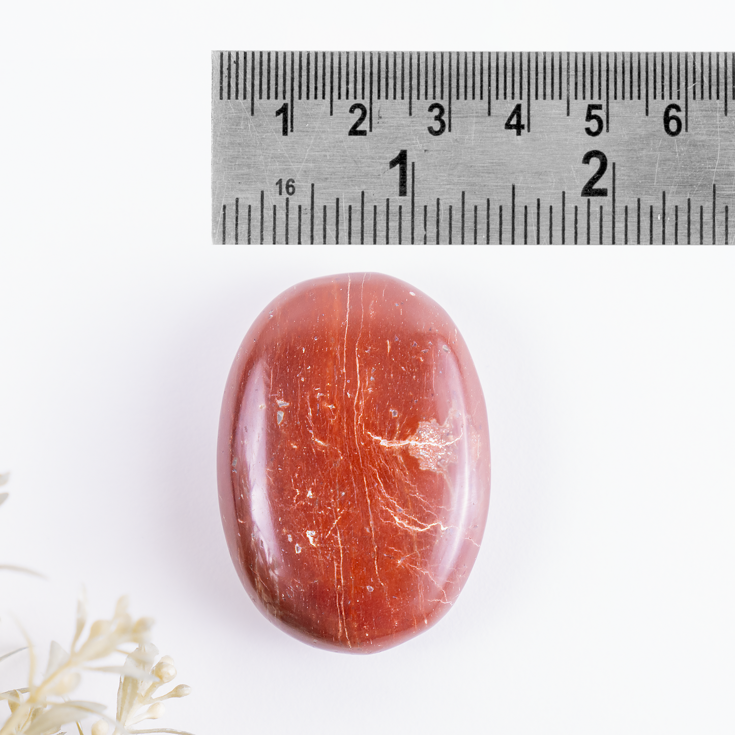 1kg Red Jasper Palm Stones (6-8Pcs)