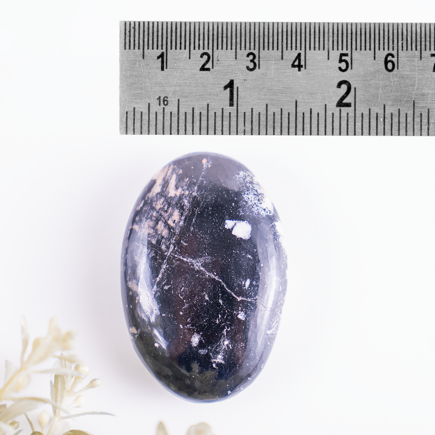 1kg Black Tourmaline Palm Stones (6-8Pcs)