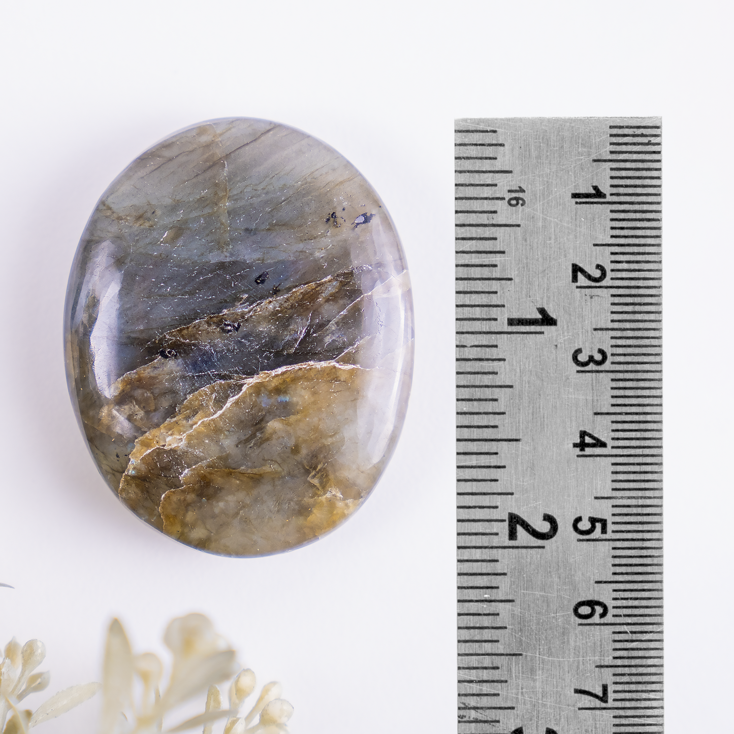 1kg Labradorite Palm Stones (6-8Pcs).