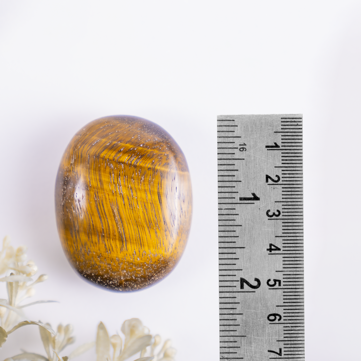 1kg Tiger Eye Palm Stones (6-8Pcs)
