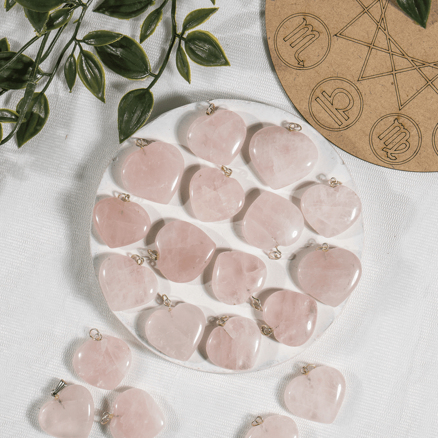 Rose Quartz Heart Pendant