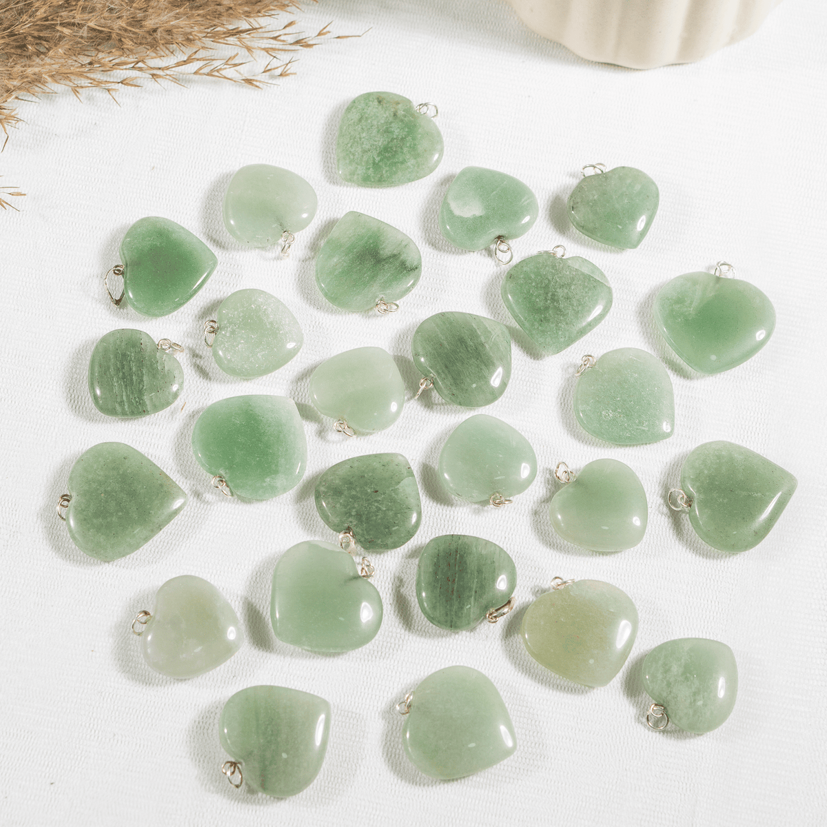 Green Aventurine Crystal Heart Pendant