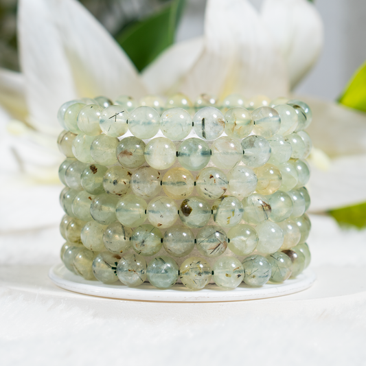 Phrenite Gemstone Bracelet