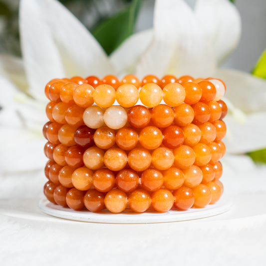 Red Aventurine Gemstone Bracelet