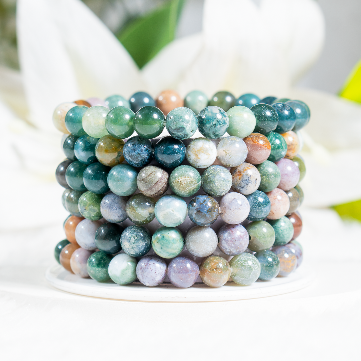 Fancy Jasper Gemstone Bracelet