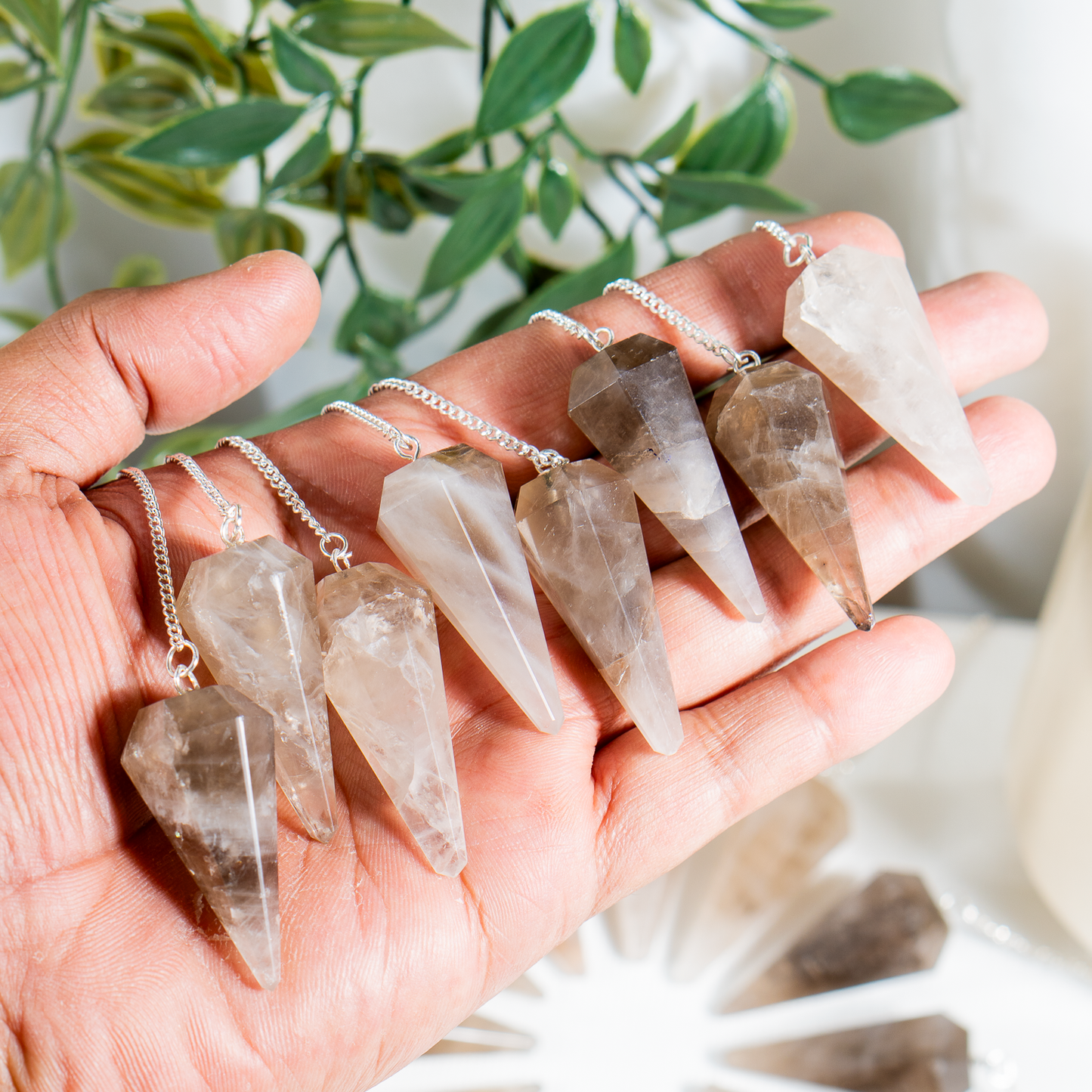 Smokey Quartz Crystal Pendulum