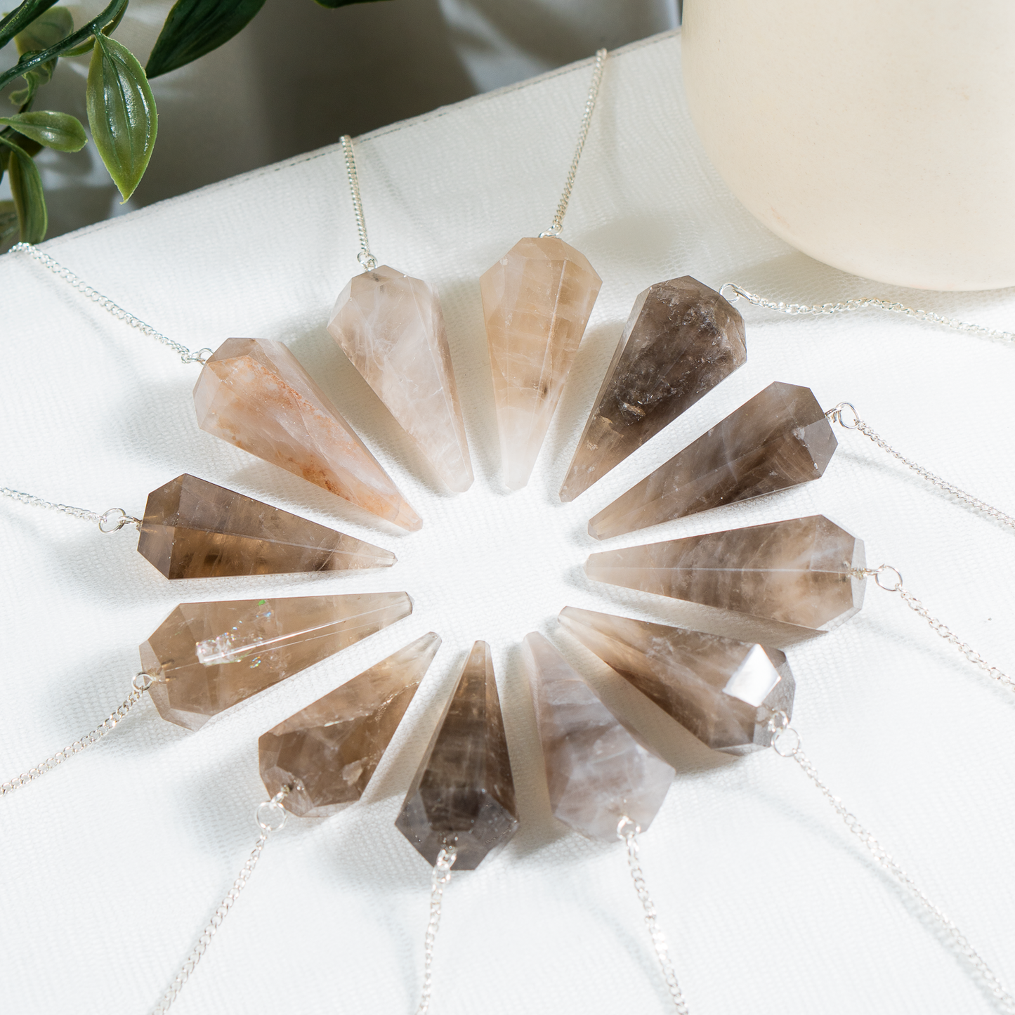 Smokey Quartz Crystal Pendulum