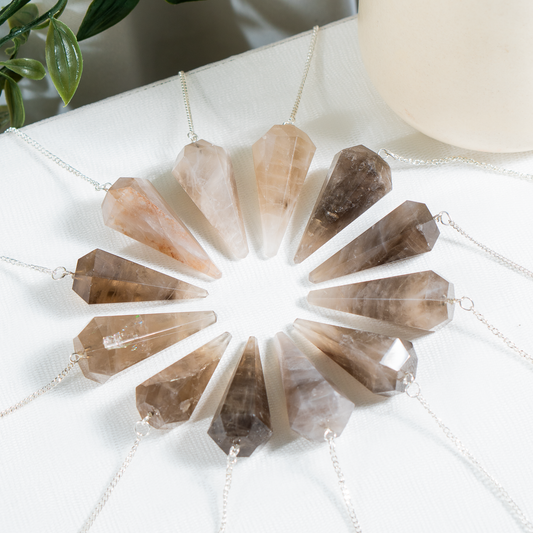 Smokey Quartz Crystal Pendulum