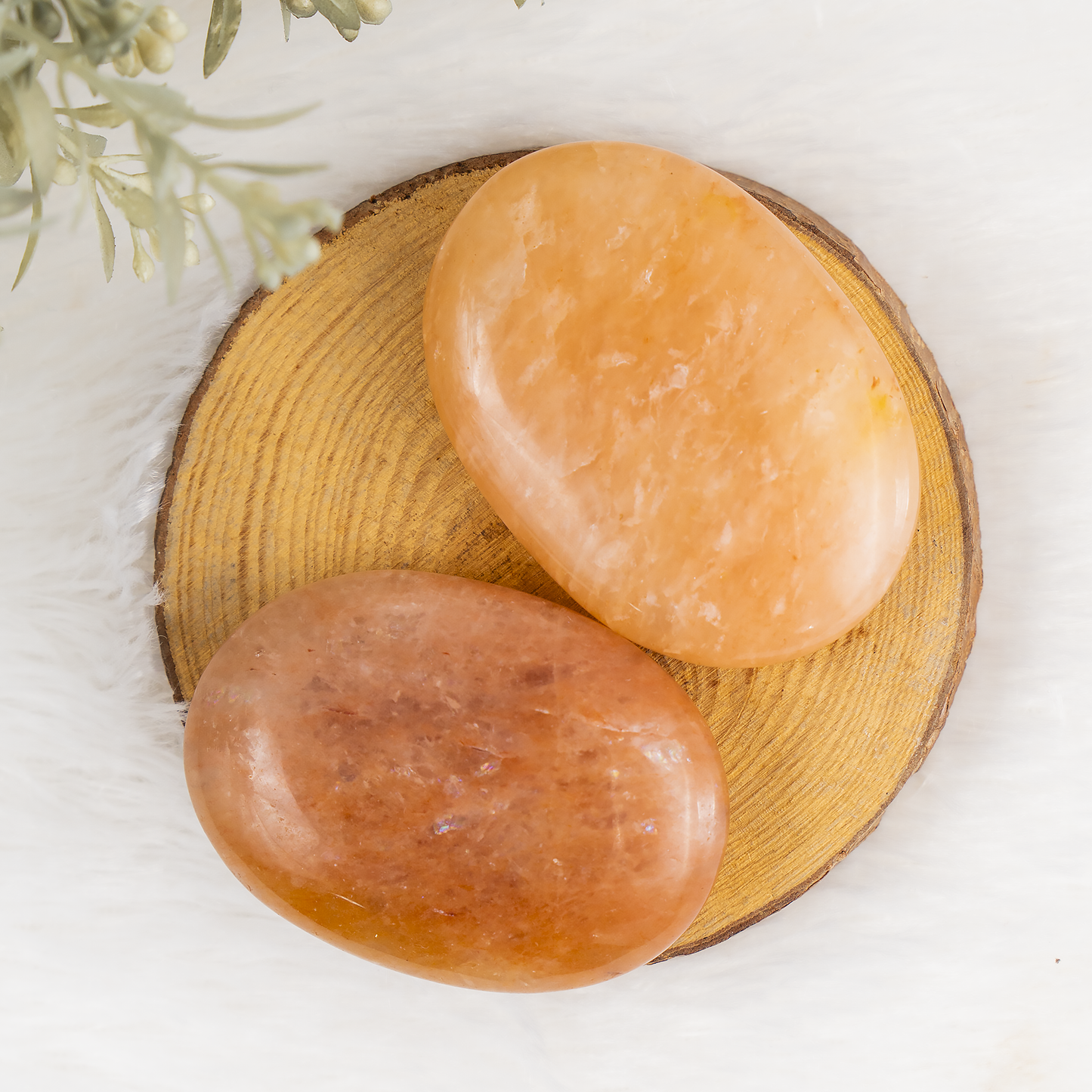 1kg Orange Aventurine Palm Stones (6-8Pcs)
