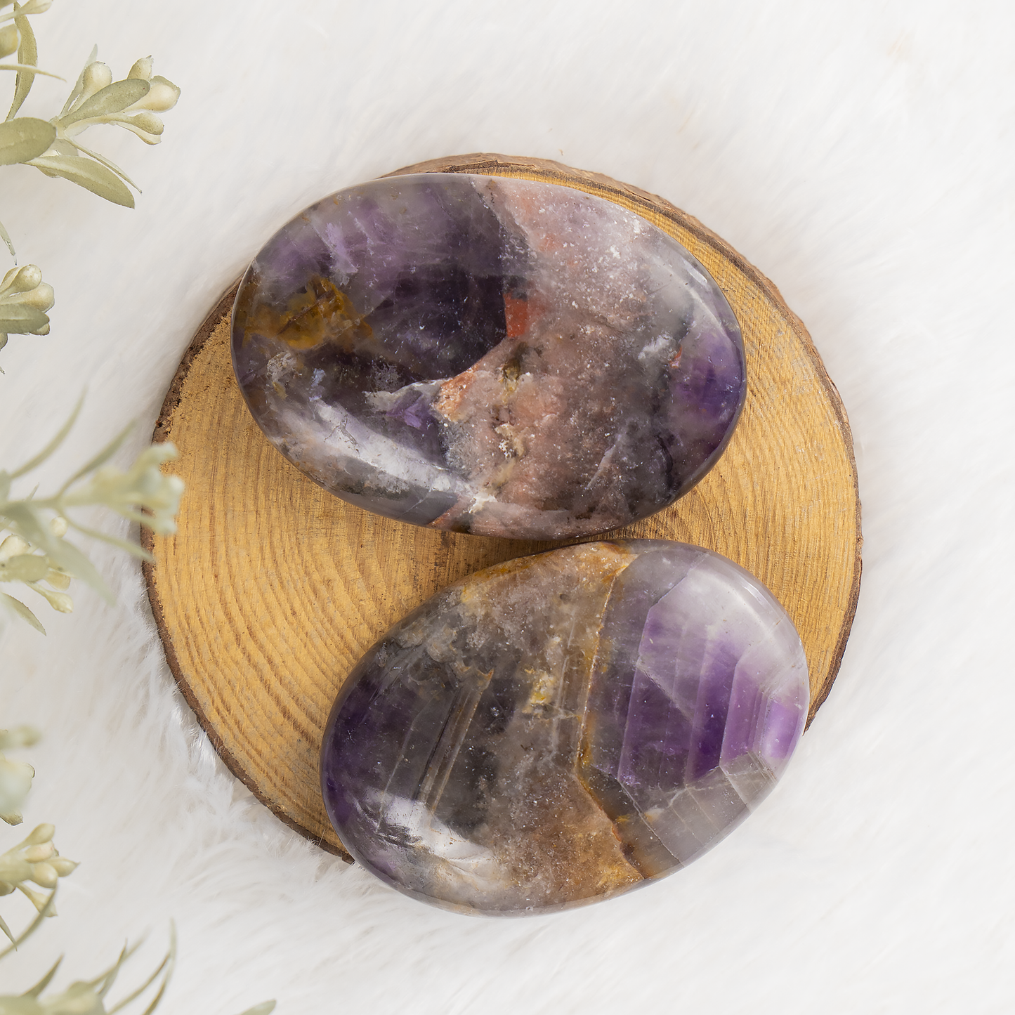 1kg Amethyst Palm Stones (6-8Pcs)