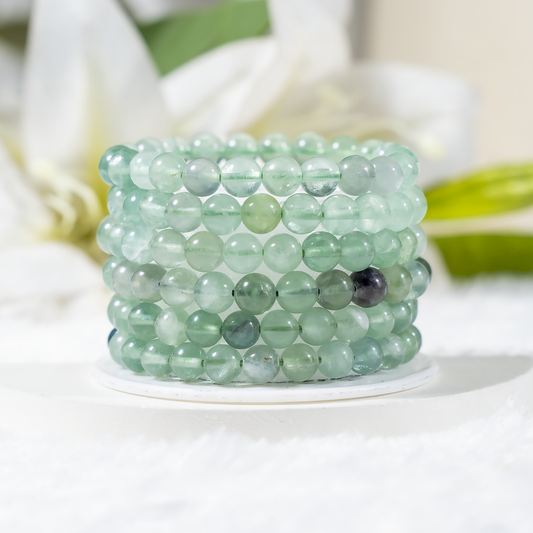 Green Fluorite Gemstone Bracelet