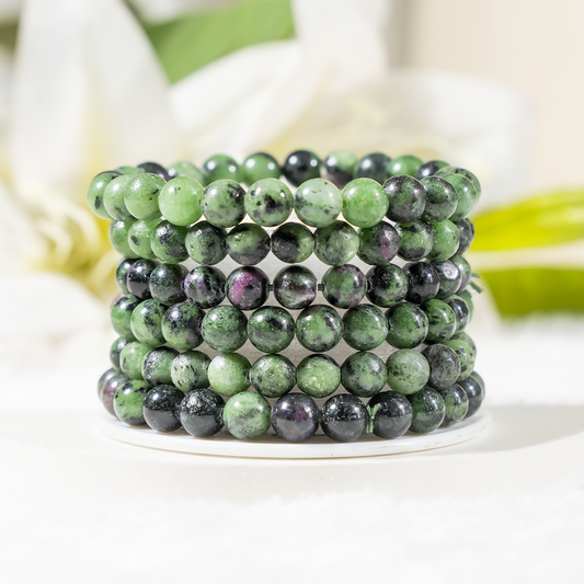 Ruby Zosite Gemstone Bracelet