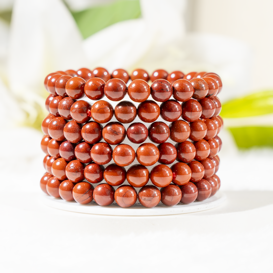 Red Jasper Gemstone Bracelet