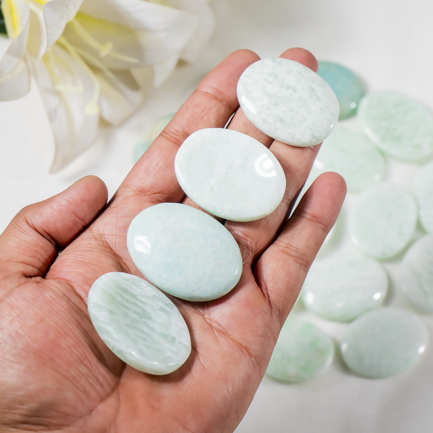 Amazonite Worry Stones