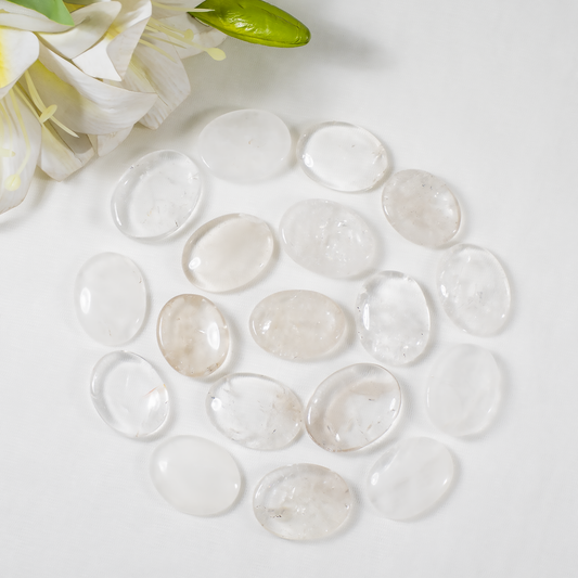 Crystal Quartz Worry Stones