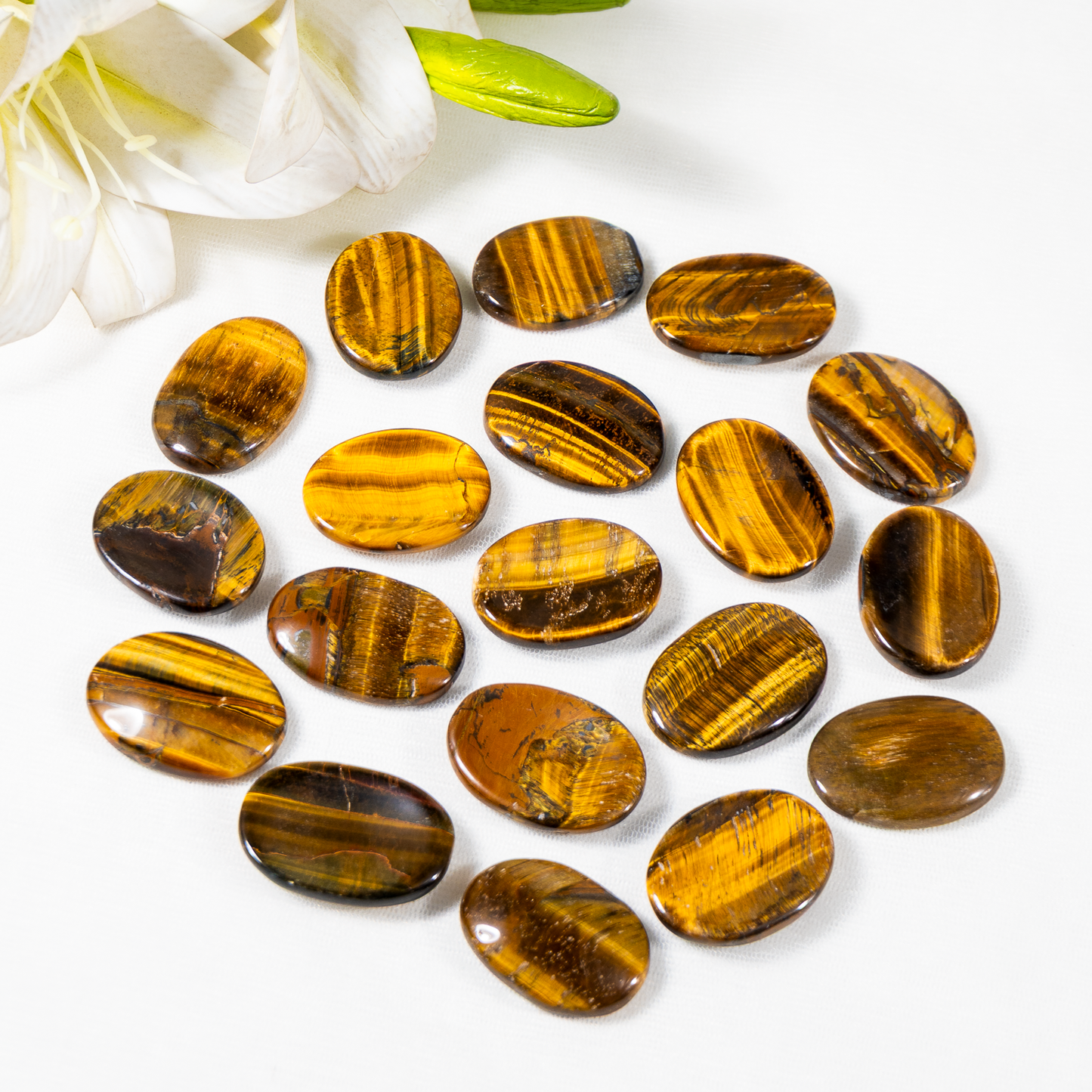 Tiger Eye Worry Stones